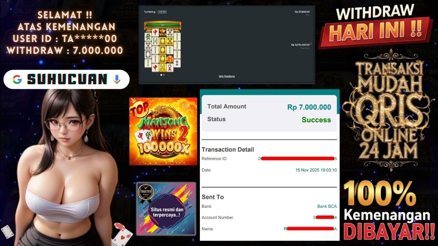 SUHUCUAN JACKPOT SLOT MAHJONG WINS 2